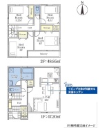 １号棟間取図です。