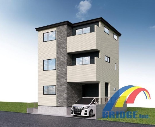 本日見学可能 海神町・・20帖超広々リビングの3階建・・